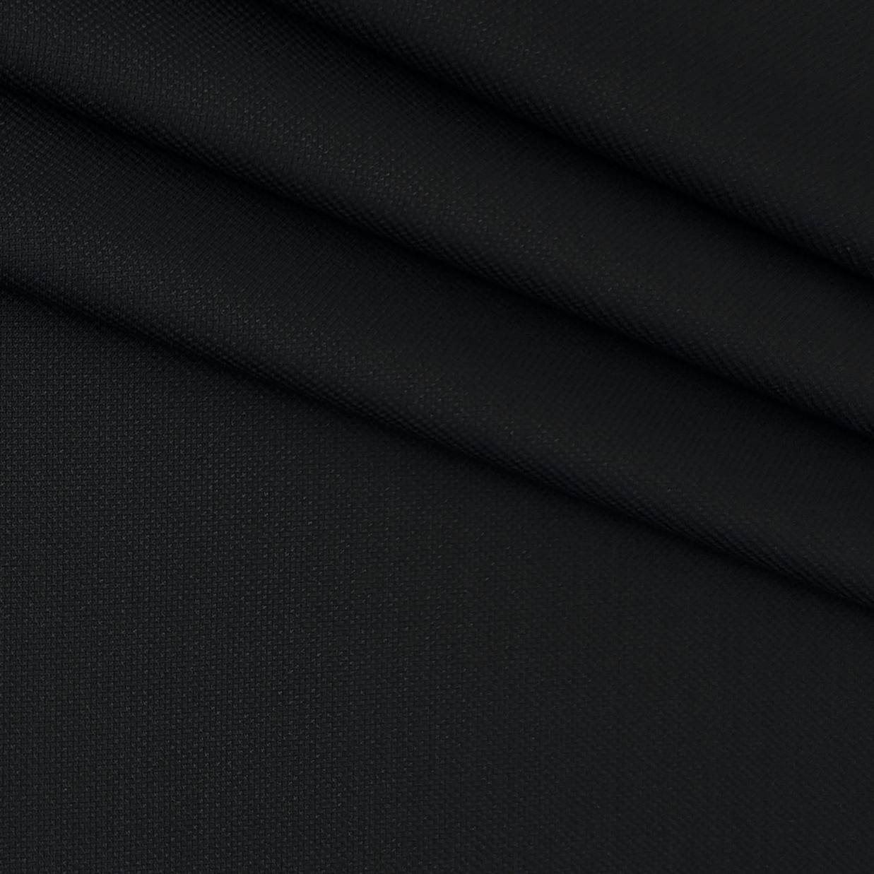 Trouser FabricDonear Poly Viscose Textured Colour Black